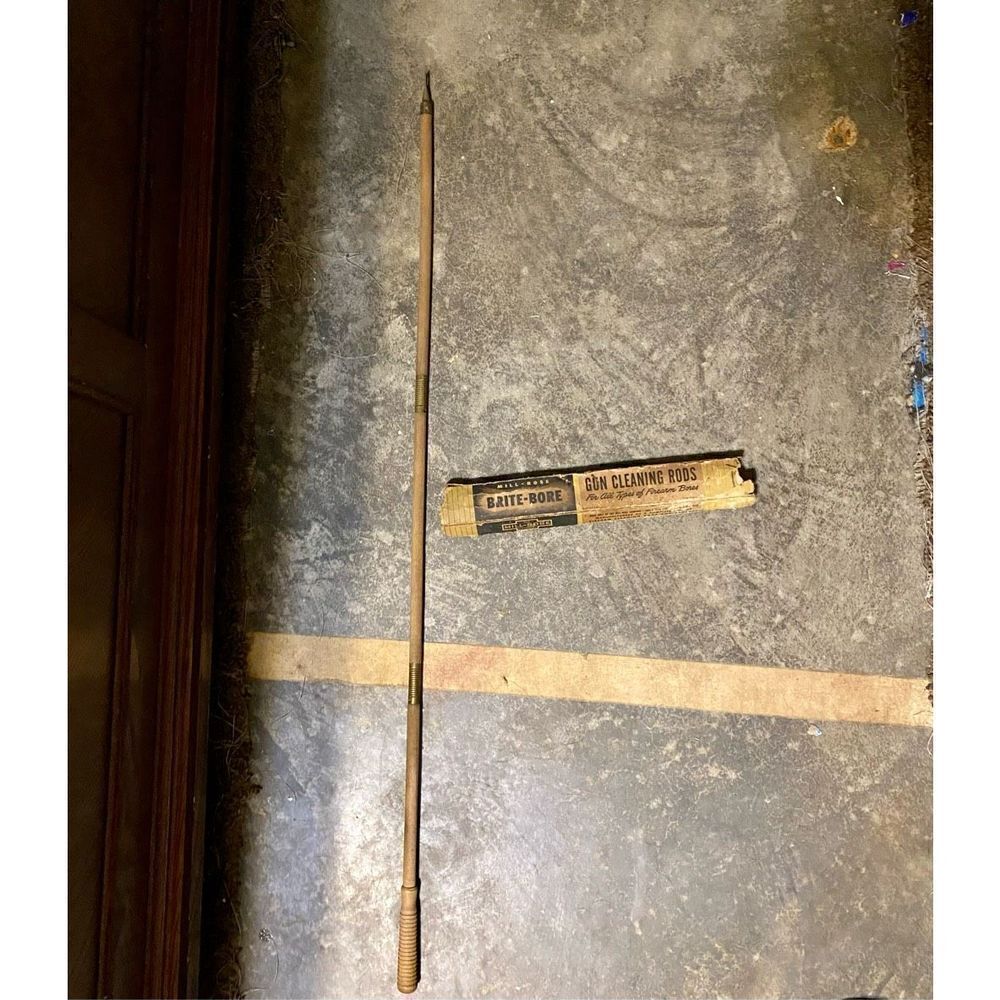 Vintage Mill-rose brite-bore gun cleaning rods